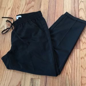 Banana Republic black drawstring pants